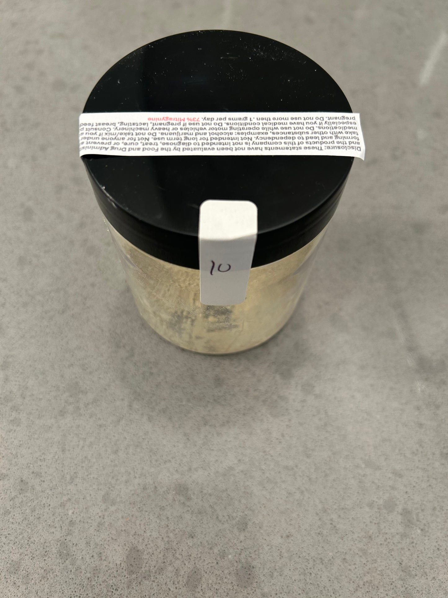 10 Grams 73% Mitragynine Extract