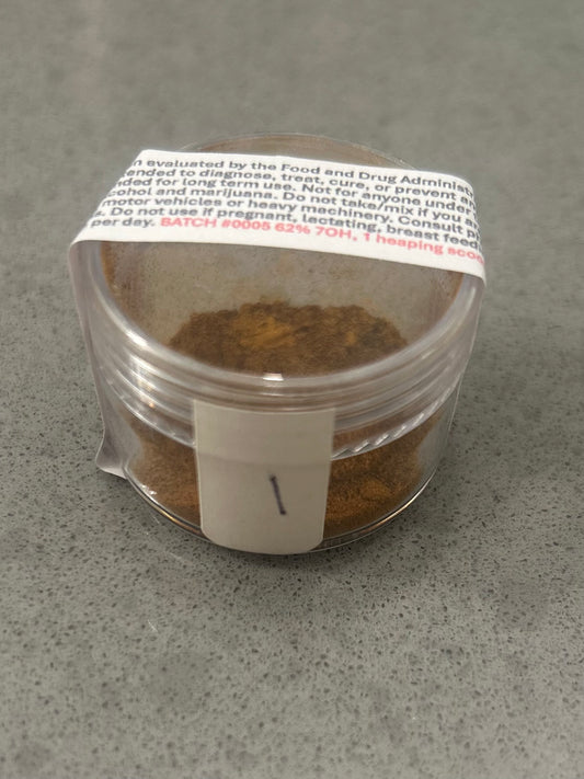 1 gram Full Spectrum 62% 7OH Powder